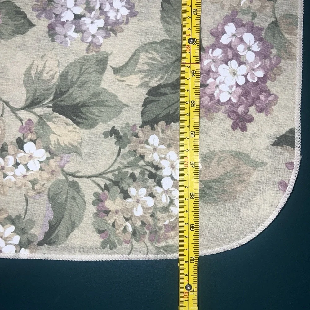 Vtg 1997 Martha Stewart Tablecloth 52x70 6 Placemats & Napkins Hydrangea Cottage